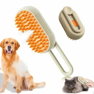 Portable Pet Hair Remover, Cleaning & Steam Brush, For Dogs & Cats.